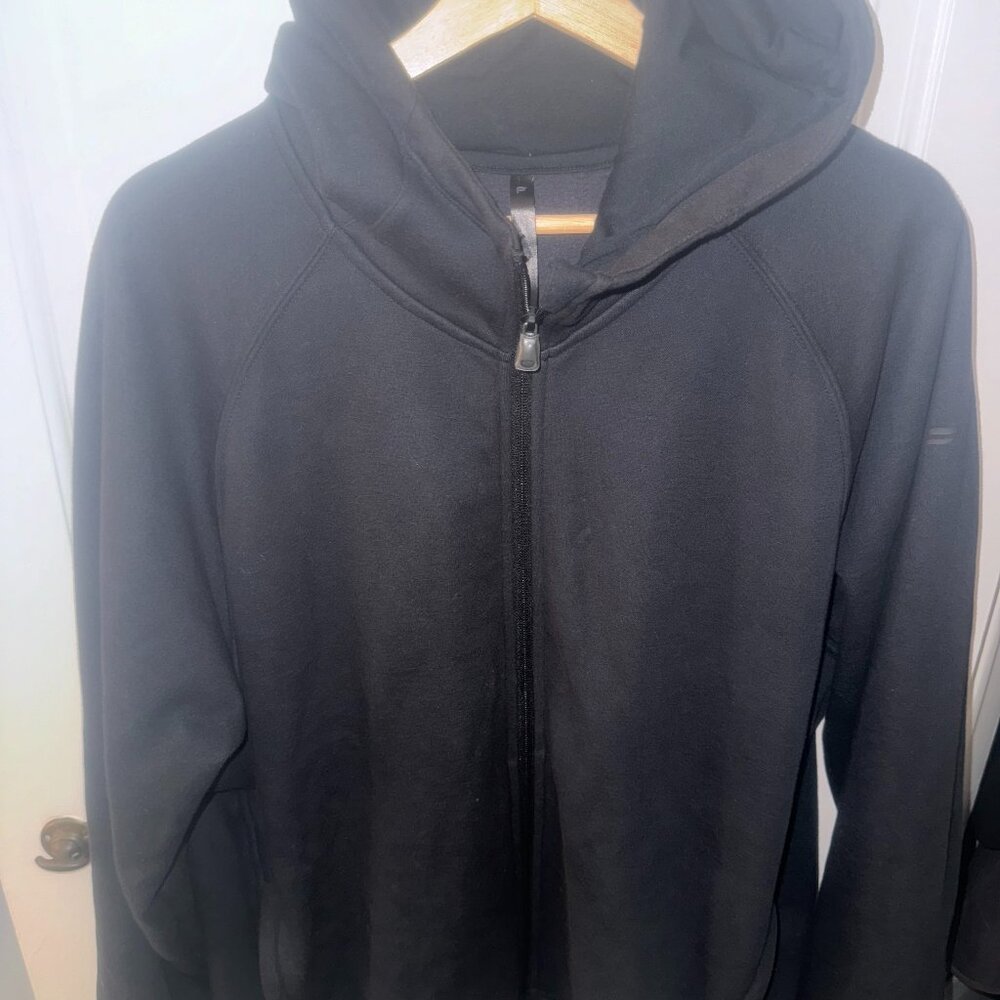 Men's Black Fabletics Zip-Up Hoodie